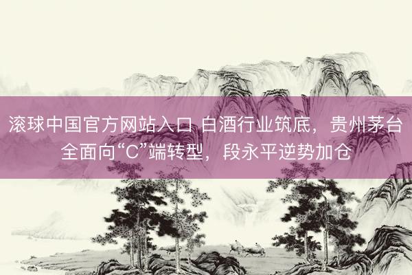 滚球中国官方网站入口 白酒行业筑底，贵州茅台全面向“C”端转型，段永平逆势加仓